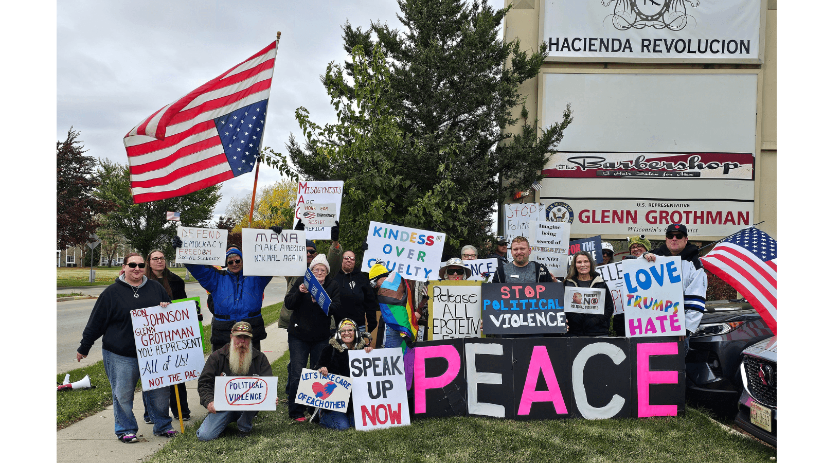 6th CD Candidate calls for end to political violence