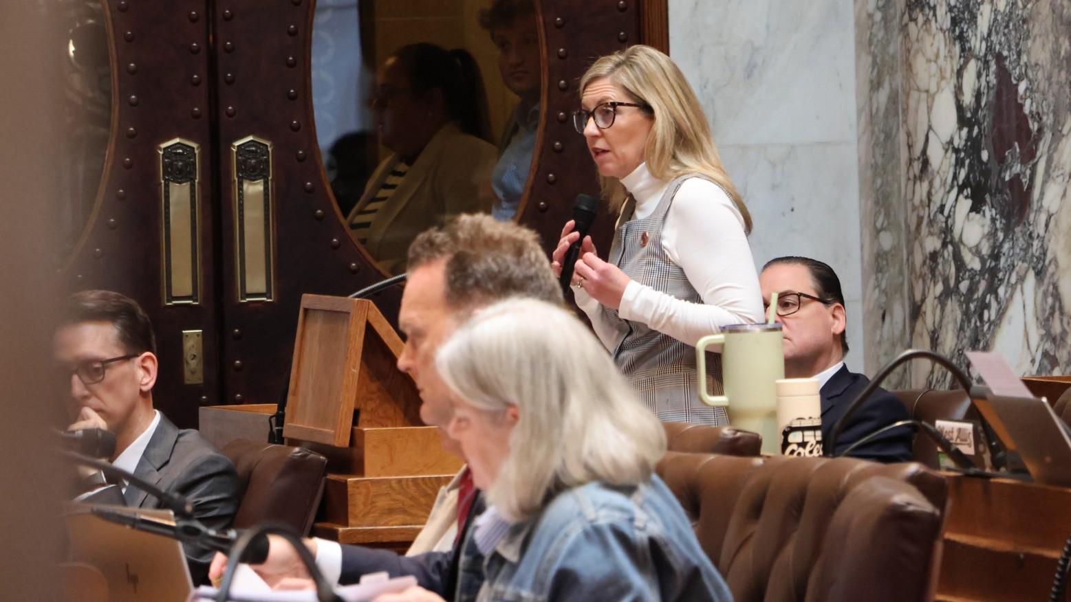 “Are you guys so afraid to vote?” Democrats try to force vote on popular postpartum Medicaid bill, blocked by Speaker Robin Vos